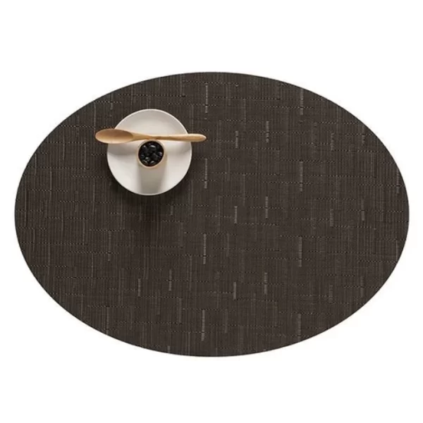 Angebote ⌛ Chilewich Mini Basketweave Oval Platzset 4er-Set – 4 Stück à 36×49 Cm – Sandstone 🧨 3