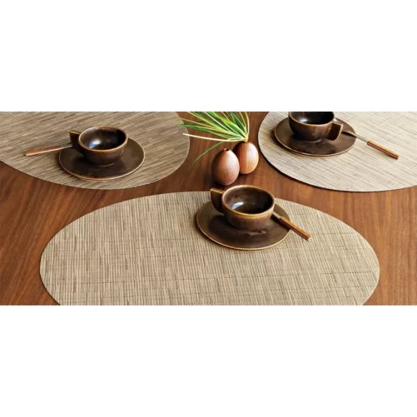 Budget 👍 Lind DNA Circle Nupo Tischset – 4er Set – 4er Set – Ø 30 Cm – Yellow 🌟 1