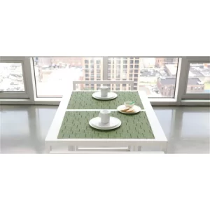 Neu 🥰 Chilewich Bamboo Oval Platzset 4er-Set – 4 Stück à 36×49 Cm – Camel ✔️ 14
