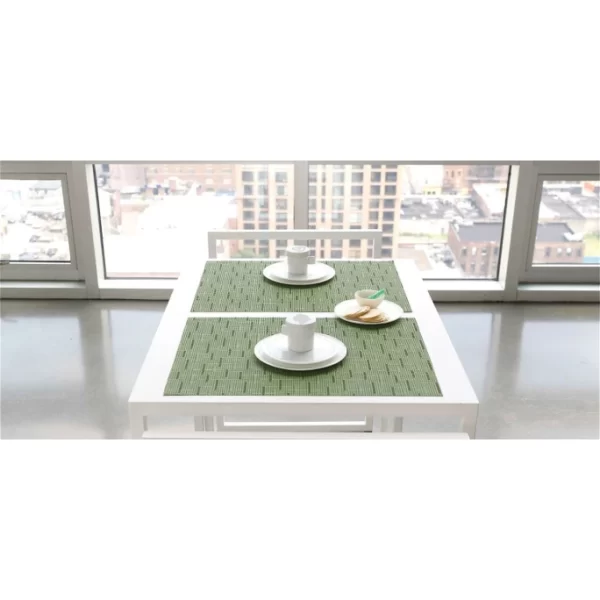 Neu 🥰 Chilewich Bamboo Oval Platzset 4er-Set – 4 Stück à 36×49 Cm – Camel ✔️ 5