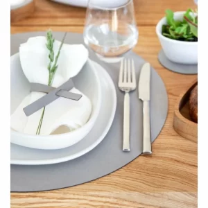 Budget 👏 Lind DNA Double Circle Nupo Tischset – 4er Set – 4er Set – Ø 40 Cm – Dark Blue/black 😍 12