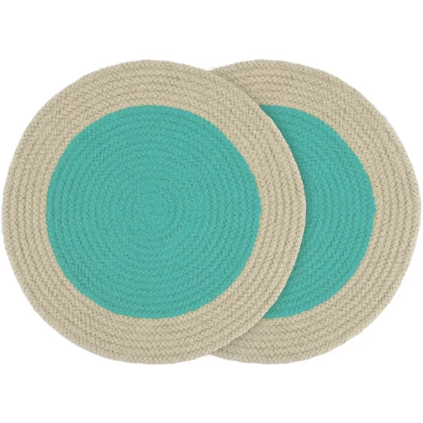 Neu 😀 Remember Mint Tischset 2er Pack – 2 Stück à Ø 38 Cm – Höhe 0,5 Cm – Mint 😀 1