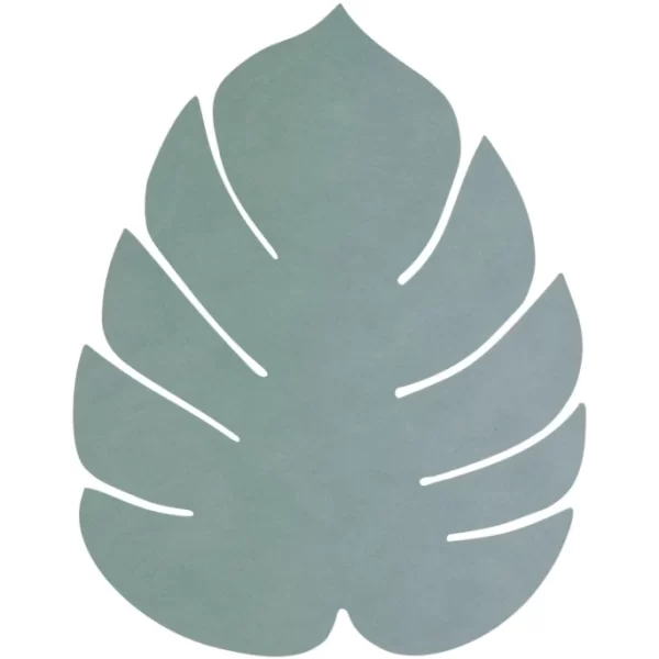 Großhandel 😉 Lind DNA Monstera Leaf Nupo Tischset – 4er Set – 4er Set – Größe L: 42×35 Cm – Pastel Green 😍 1
