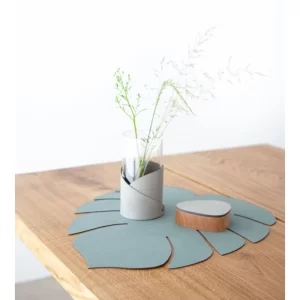 Großhandel 😉 Lind DNA Monstera Leaf Nupo Tischset – 4er Set – 4er Set – Größe L: 42×35 Cm – Pastel Green 😍 10