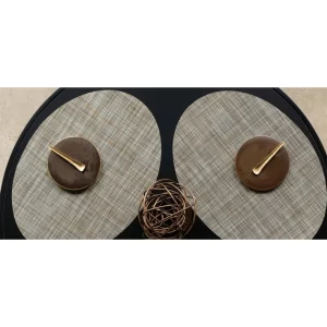 Billig ⭐ Chilewich Bamboo Oval Platzset 4er-Set – 4 Stück à 36×49 Cm – Chino 🧨 10