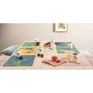 Auslauf 😀 ASA Kids Kinder-Tischset 6er-Set – 33×46 Cm – Western Horse Wiebke ⌛ 6