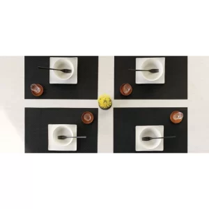 Aktion 😀 Chilewich Basketweave Platzset 4er-Set – 4 Stück à 36×48 Cm – Bark 🥰 12