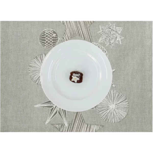 Besorgen 👏 Apelt 🎄 Christmas Glam 4708 Tisch-Set – 35×48 Cm – Taupe 🔥 1